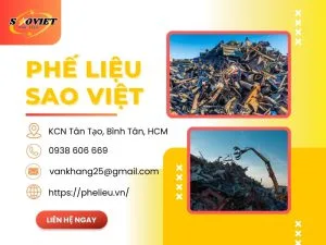 Đơn vị thu mua phế liệu Phế Liệu Sao Việt