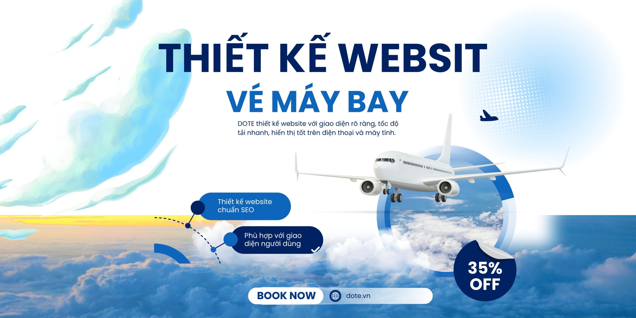 Thiết kế website vé máy bay
