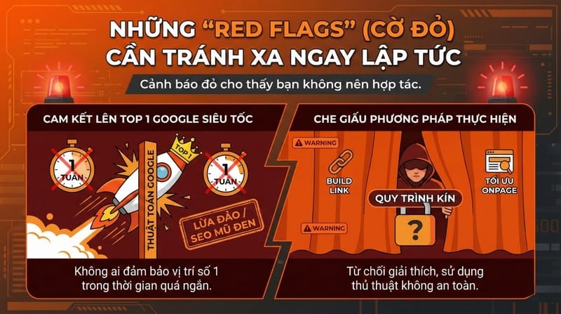 Dấu hiệu đơn vị SEO kém uy tín