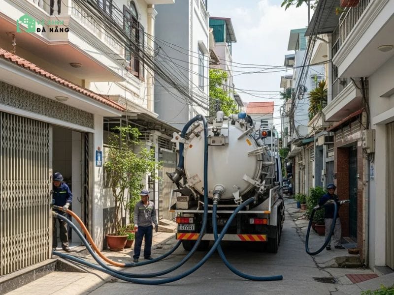 Công ty hút hầm cầu Đà Nẵng giá rẻ, cam kết chất lượng