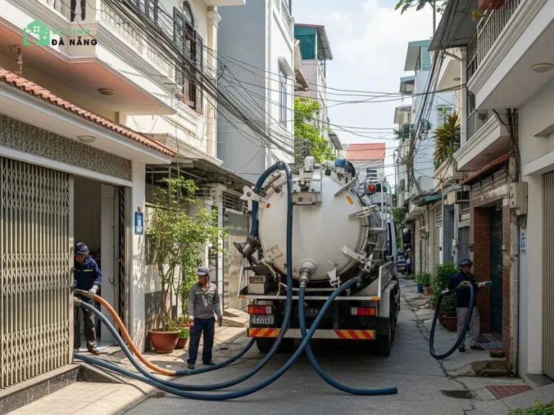 Công ty hút hầm cầu Đà Nẵng giá rẻ, cam kết chất lượng